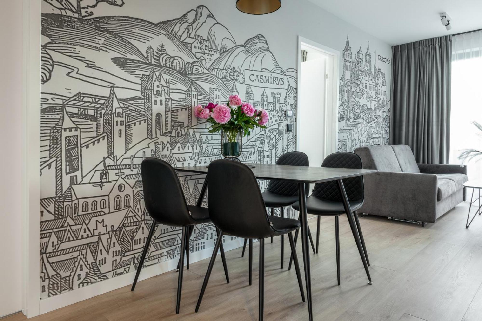 Inpoint Spacious Apartments Near Main Square & Kazimierz District 克拉科夫 客房 照片
